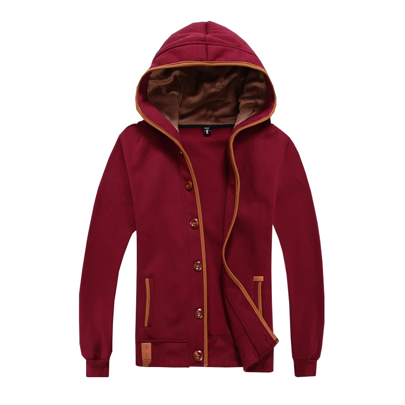 Solid Color Hoodies 2017 Hot Sale Cardigan Sweatshirt M-6XL Hooded Sudaderas Solid Color Hoodies