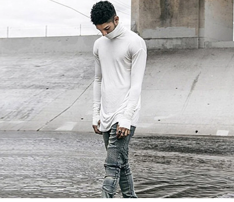 Long Sleeve t Shirt Men Hip Hop  (2)