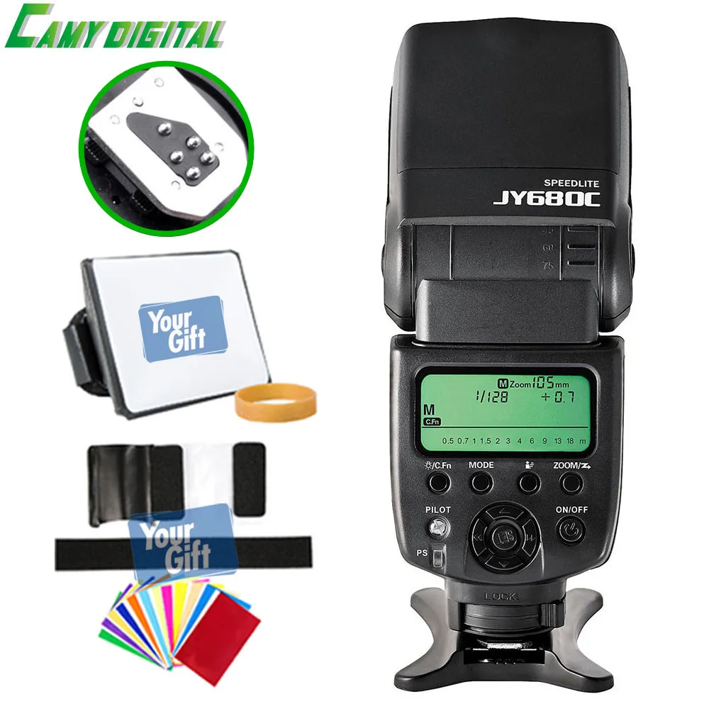 

Viltrox high-quality JY-680C/JY-680N GN58 Speedlite TTL Camera flash with LCD Screen Support For Canon/Nikon