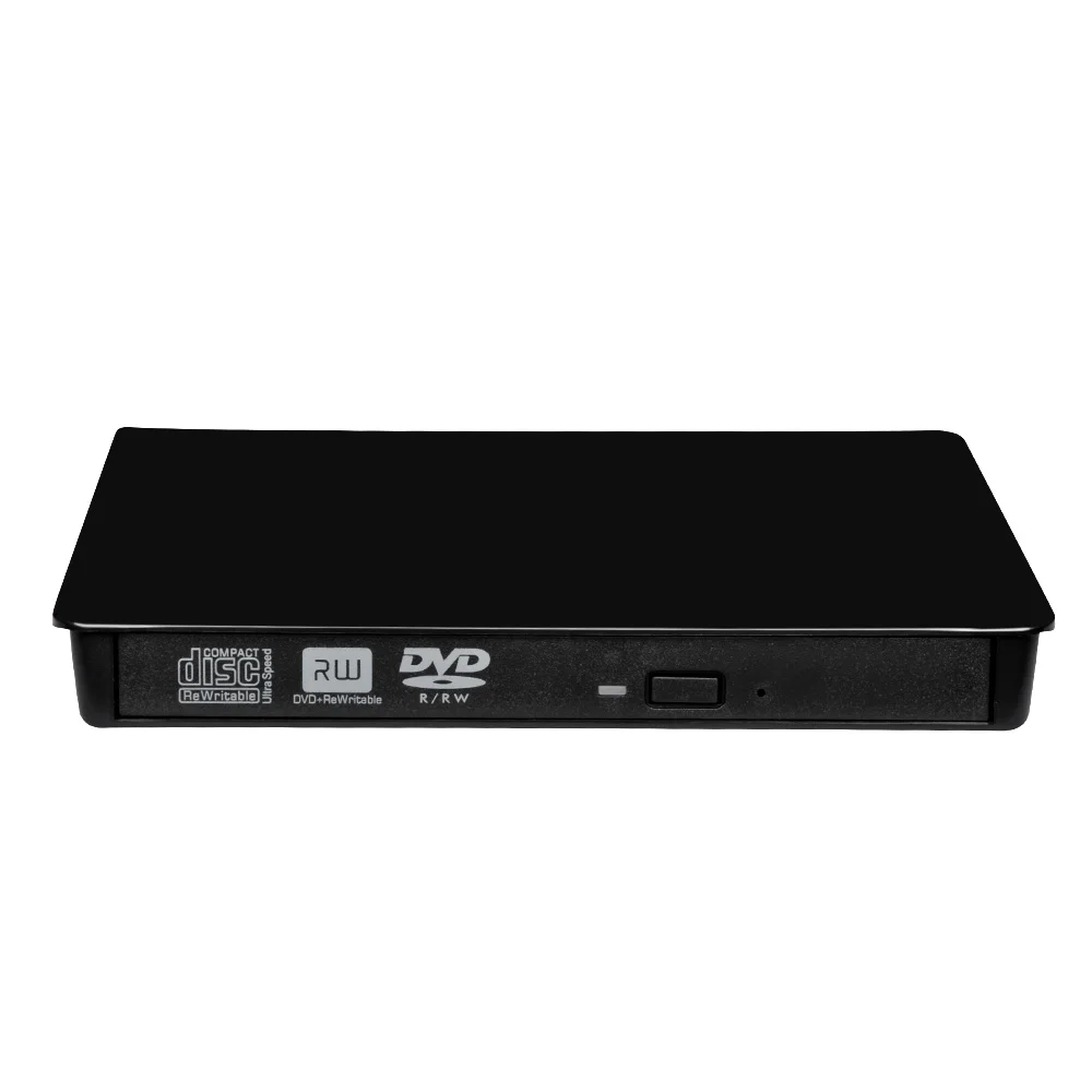 Deepfox внешний тонкий USB 2 0 DVD RW/CD RW записывающее устройство CD ROM писатель оптический