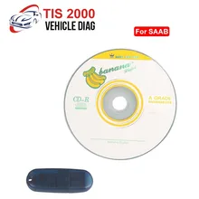 TIS2000 с USB-ключом для GM, Opel, SAAB, работа с Tech2, автомобильная модель TIS 2000, программное обеспечение, USB-ключ, работа с WIN XP