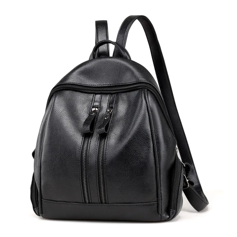 

2019 New Fashion Women Pu Leather Female Backpacks Teenager School Mochila Feminina Rucksack Travel Bags Anti Theft Backpack