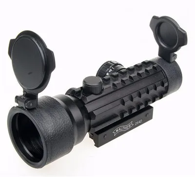 High-Quality-2x42mm-Red-Green-Dot-Rifle-Scope-Sight-With-20mm-Weaver-pica-Tri-Rifle-Troy