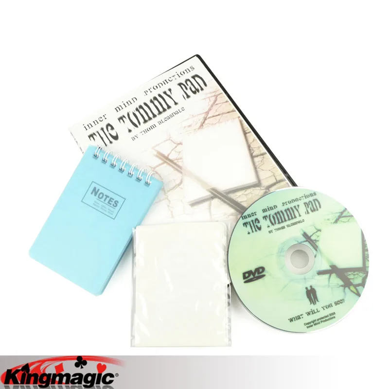 

The Tommy Pad Prediction Free Shipping King Magic Tricks Props Toys Include DVD