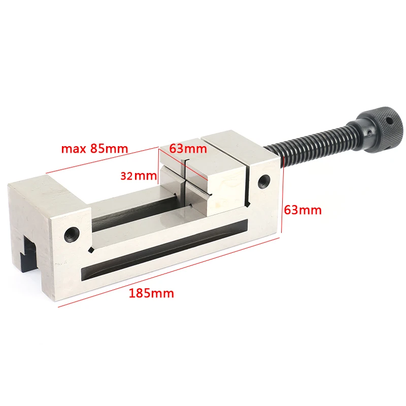 

2.5" High Precision Manual Right Angle Vise Machine Vise 2.5 inch CNC Vise Gad Tongs For Surface Grinding Milling Edm Machine