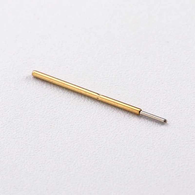 100 Pcs/Package Test Needle Spring P50-Q1 New Nickel-Plated Probe Needle Total Length 16.35mm DIY Detection Electronic Tool