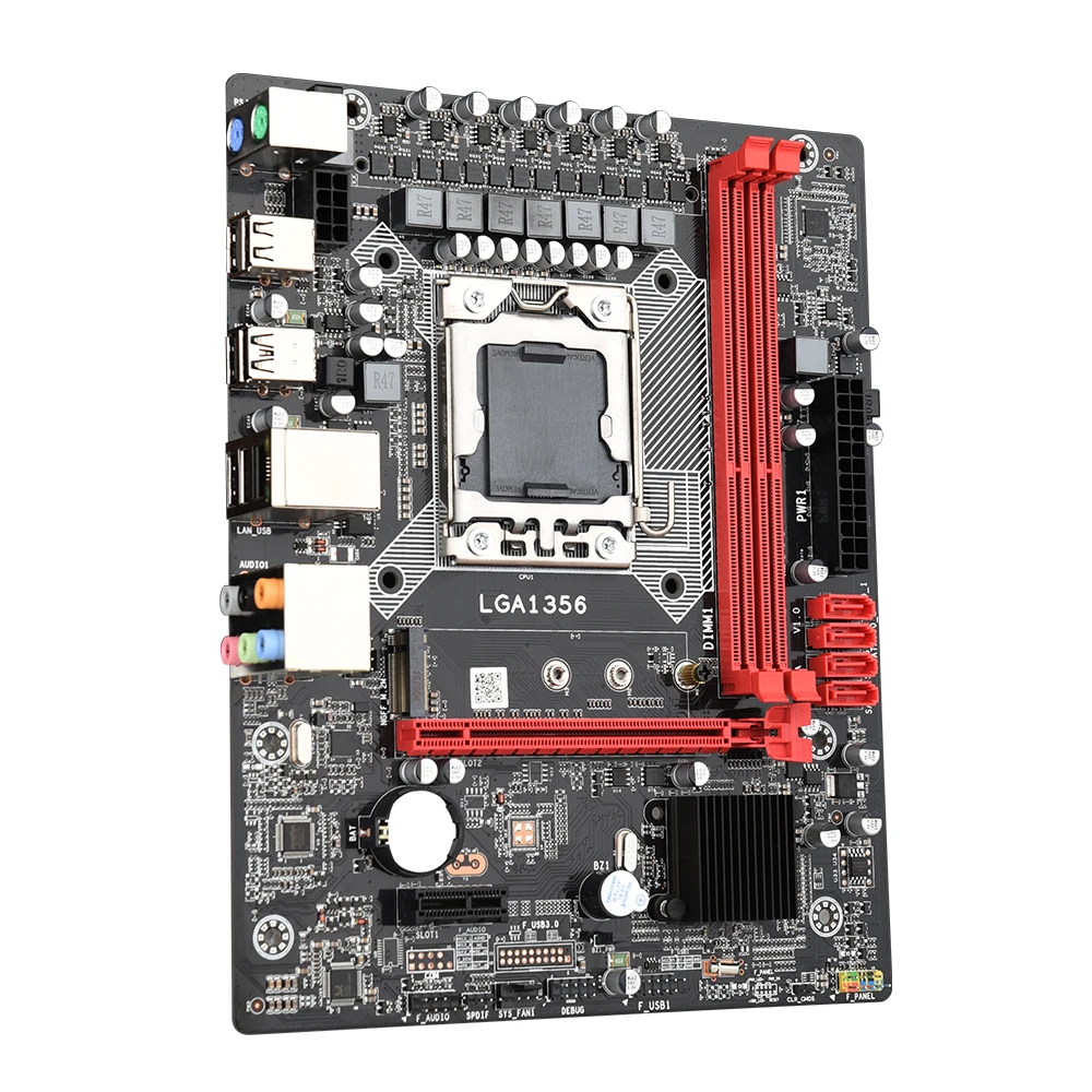 Kllisre X9A LGA 1356 материнская плата поддержка регистровая и ecc память сервер памяти