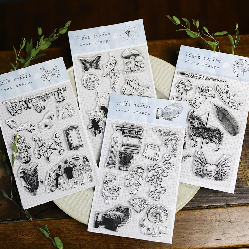 

Vintage Transparent Clear Stamp for DIY scrapbooking/Card Making A1