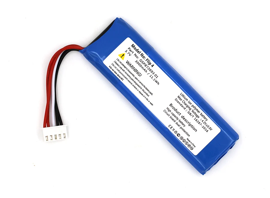 Apexway 3,7 V динамик батарея аккумуляторная батарея для Flip 4 GSP872693 01 3000mAh