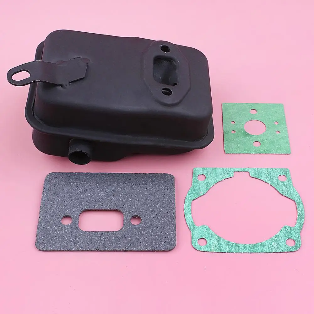 Exhaust Muffler For 40-5 430 Cylinder Carburetor Gasket Set Brush Cutter Grass Trimmer Replace Tool Part