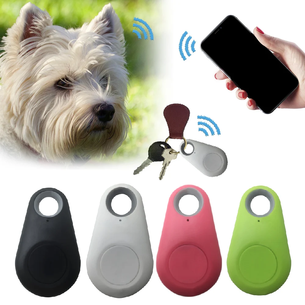 Rastreador inteligente Mini GPS Anti-pérdida a prueba de agua rastreador Bluetooth para mascotas perro gato llaves cartera bolsa niños rastreadores de equipo