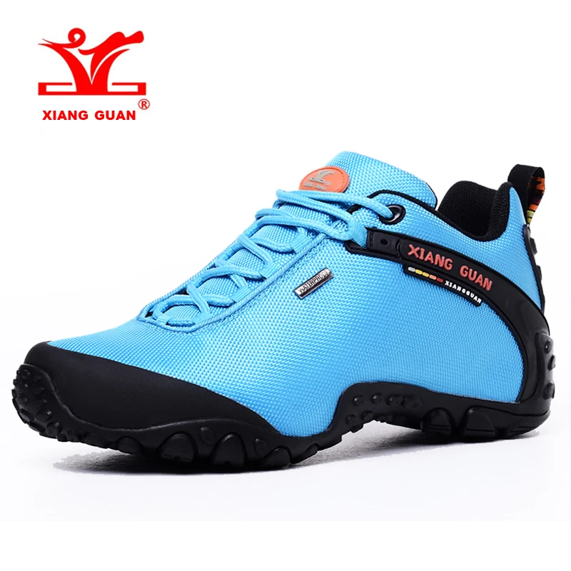 

XIANG GUAN Womens Breathable Hiking Shoes Outdoor Climbing Shoes Sports Shoes Red Blue Black Free Shipping 81283
