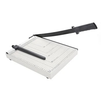 

Trimmer and Guillotine Paper Cutter DC10, A4 Cut Length, 10 Sheets Capacity, Portable, Office & School & Home Supplies