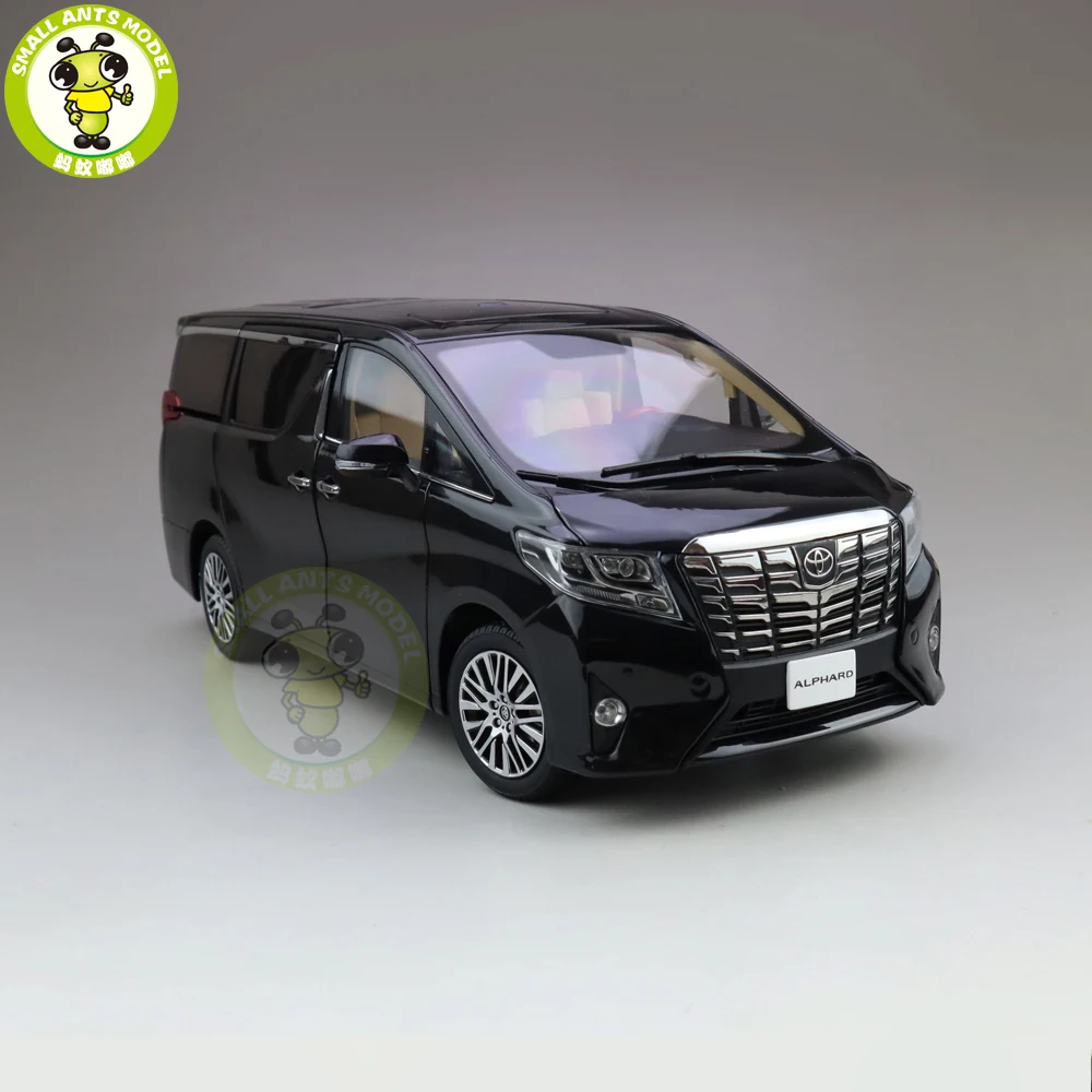 1/18 ALPHARD MPV литая под давлением Модель автомобиля игрушки дети мальчик девочка Подарочная коллекция черный