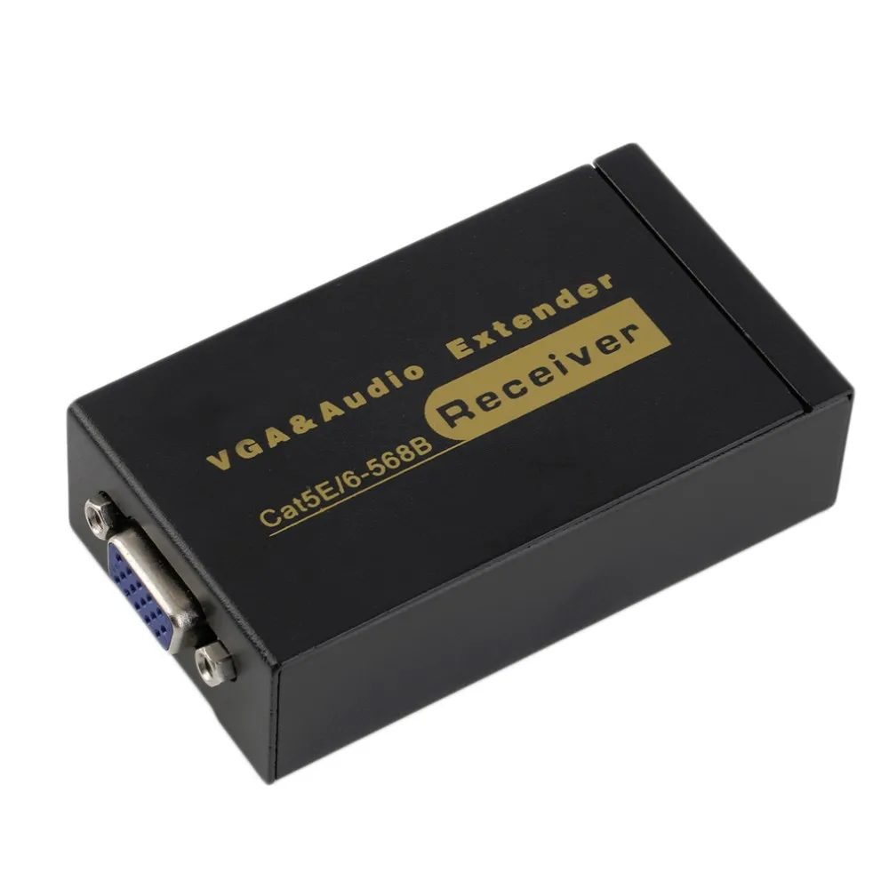 100m Vga Audio Video Extender Hd 1920 1440 Over Cat5e 6 568b Network Cable Sender Receiver Adapter For Hdtv Porjector Monitor Video Extender Vga Audioaudio Video Aliexpress