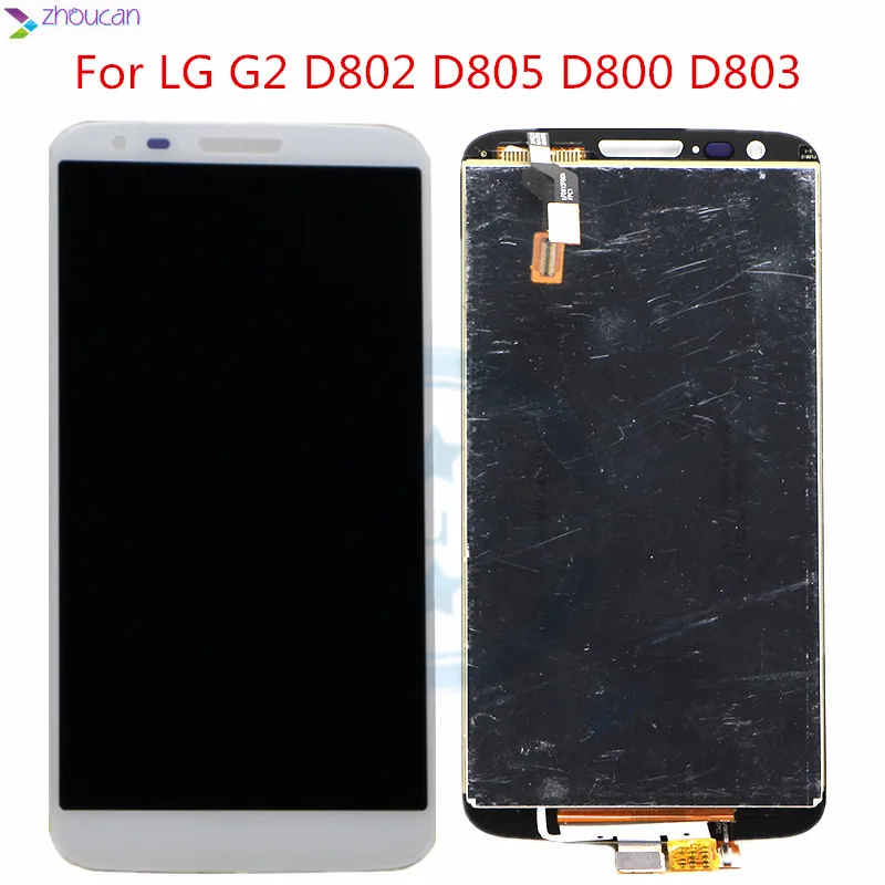 5 2 ''для LG G2 ЖК дисплей сенсорный экран для LCD D800 D801 D802 D805 D803 VS980 F320 LS980 запасные