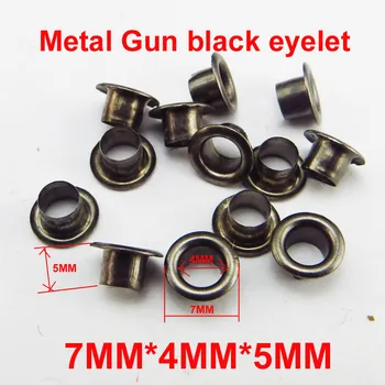 

100PCS 7*4*5MM METAL gold EYELET decoration button sewing clothes accessory buttons bag SHOES eyelets ME-069G
