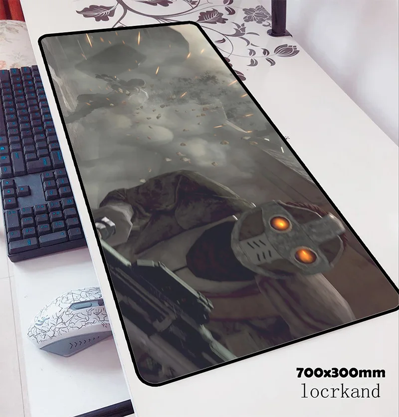 Коврик для мыши Borderlands 70x30 см игровой коврик для мыши с изображением аниме милые офисные ноутбук с алюминиевым корпусом стол коврик массового узор padmouse игры pc gamer коврики