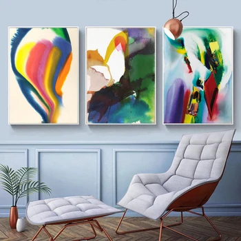 

Modern Minimalist Living Room Wall Painting Gallery Abstract Study Room Bedroom Small And Fresh European American Style