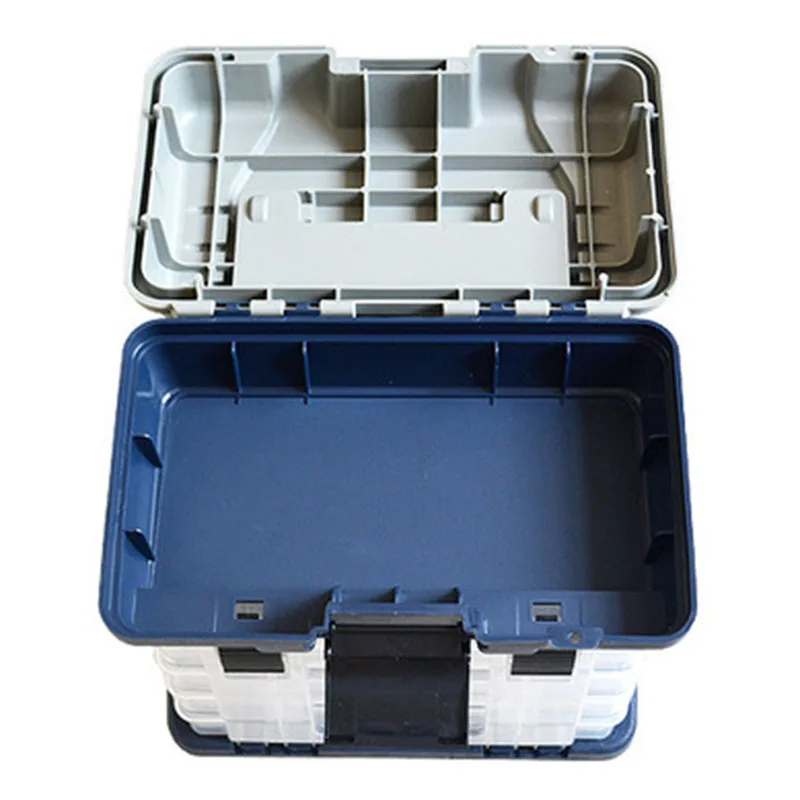 Caixa de Pesca Lidar com Caixa pp + Abs Camadas Plástico Pesca Carpa Ferramentas Acessórios 5