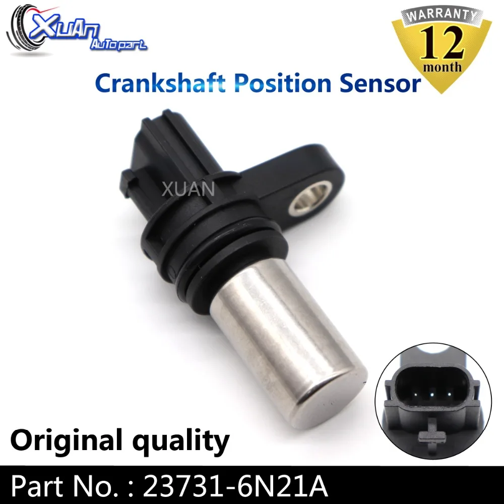 FLYPIG 2pcs For Nissan 23731-6N21A Crankshaft Position Sensor CPS Set 