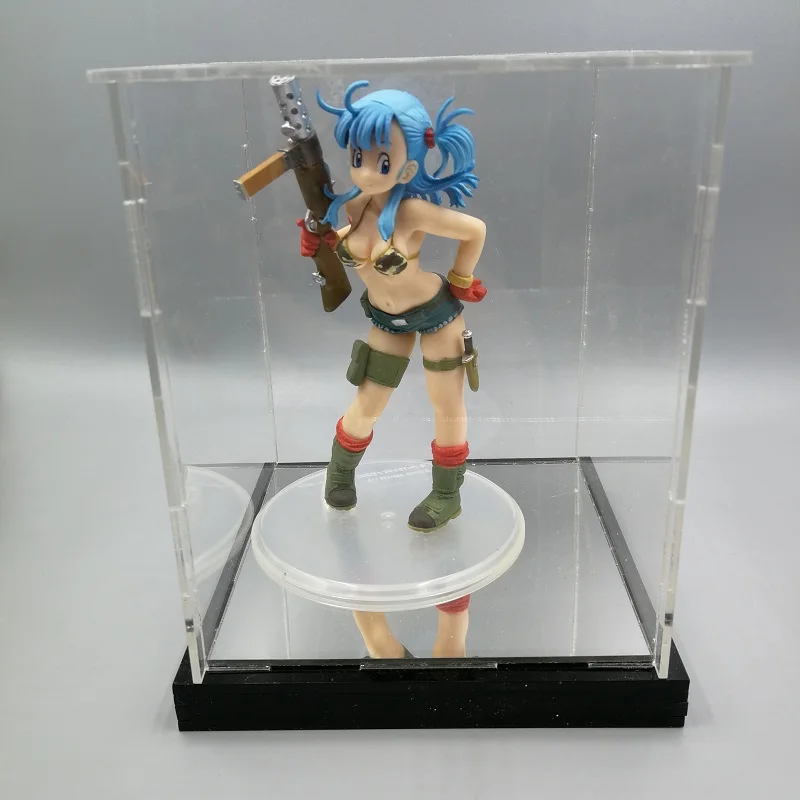 

High transparent acrylic display box Garage Kit Clay Model Cover Customized toy dustproof box not include the toys