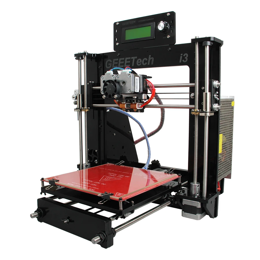Geeetech I3 Pro C 3D принтер Impressora двойной экструдер LCD2004 GT2560 материнская плата доставка