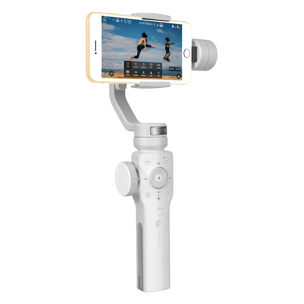 Zhiyun Smooth 4 Q2 3-осевой портативный смартфон сотовый телефон видеокамеры Стабилизатор для iPhone 11 Pro Max XS XR X 8 samsung S10 S9 PK Feiyu Vimble 2