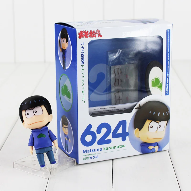 2 вида цветов Nendoroid Мацуно Осомацу 623# персонаж Мацуно Карамацу 624# Osomatsu San фигурка кукла ПВХ фигурка игрушка - Цвет: A style with box