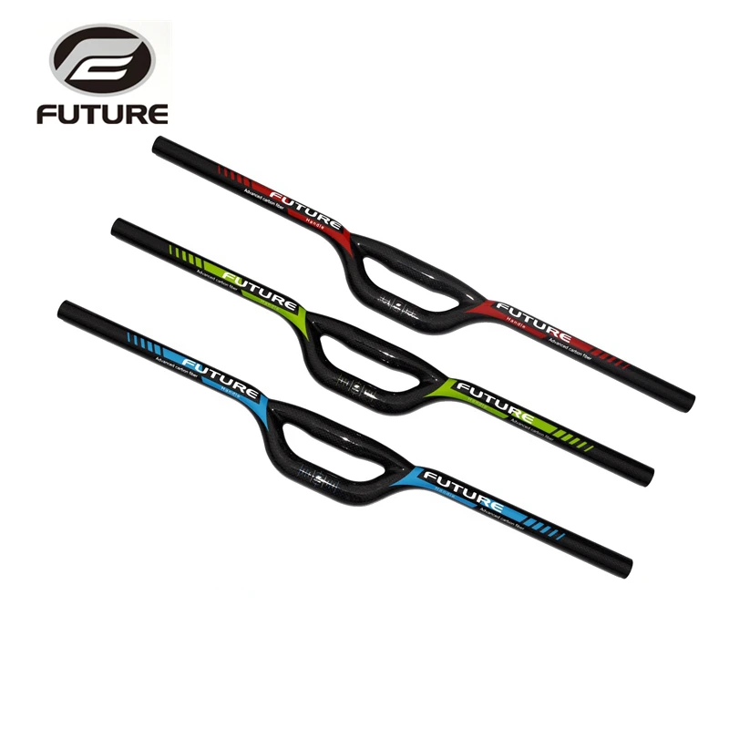 

FUTURE mouth-shaped carbon bmx bike handlebar folding bicycle handle bar 25.4 * 560 - 660 mm bicicleta manillar carbon parts