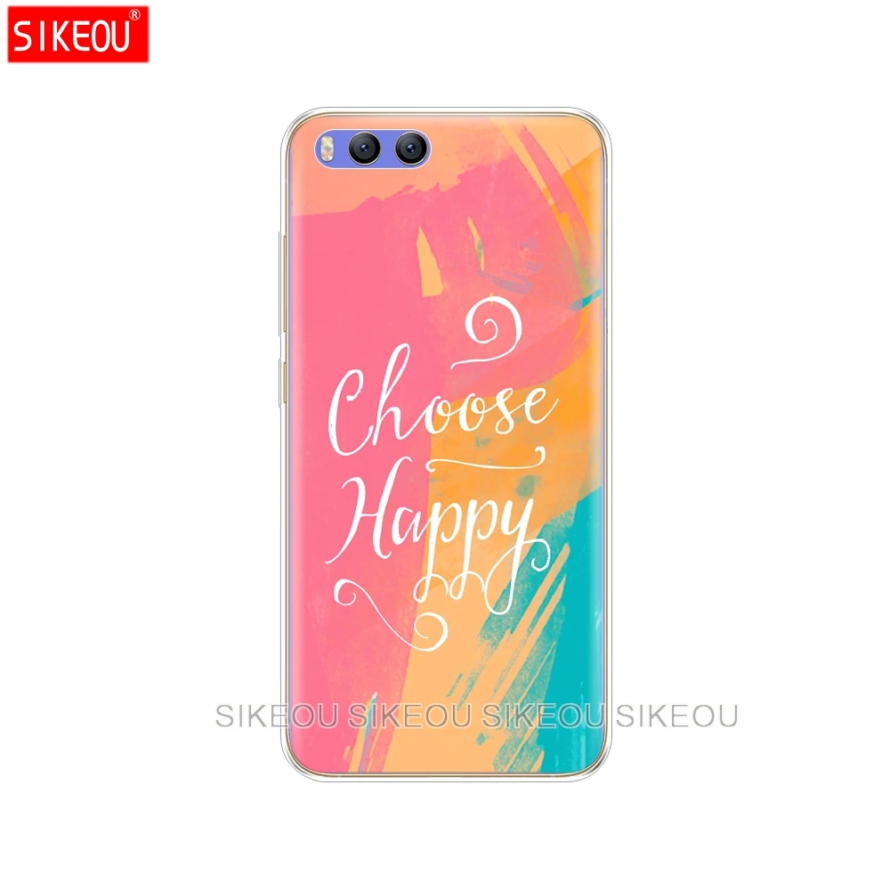 Силиконовый чехол для Xiaomi Mi 8 8SE A1 A2 5 5S 5X 6 Mi5 MI6 NOTE 3 MAX Mix 2 2S Think Be Happy Choose|Бамперы| |