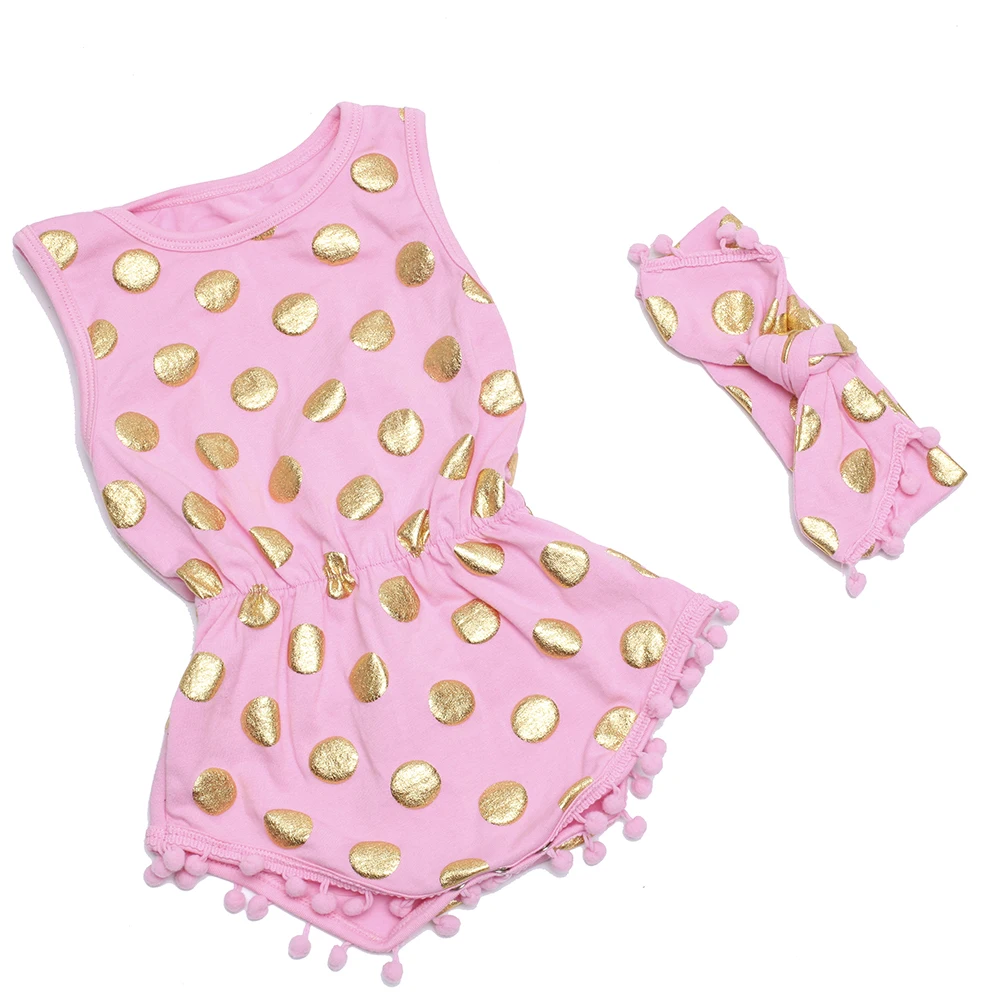 hot pink romper,baby girls romper,baby romper for girls,pink and gold