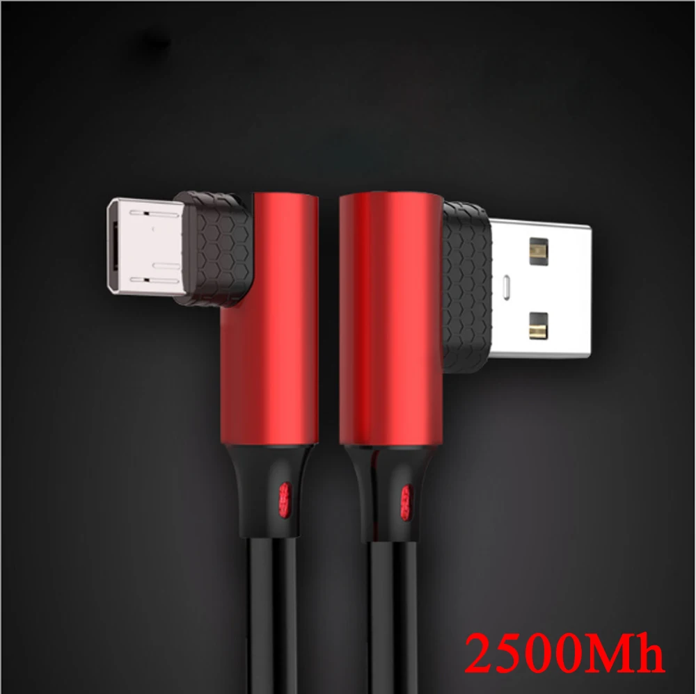 10 шт. 90 градусов двойной изгиб локоть кабель для передачи данных Micro USB Type C iPh
