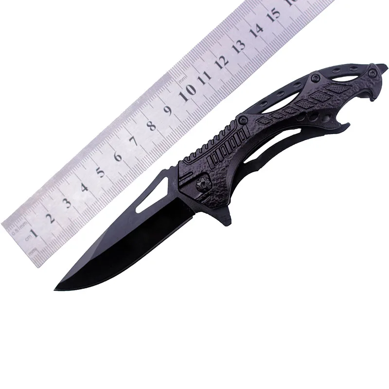 Нож s Hunt Тактический карманный складной нож Outdoo нож для выживания Facas Cuchillo Tactico Navajas Couteau Pliant Coltello Jacht Mes - Цвет: black S