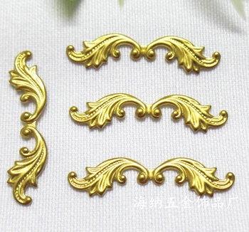 

200pcs/lot 30mm filigree wrap Moustache shape finding