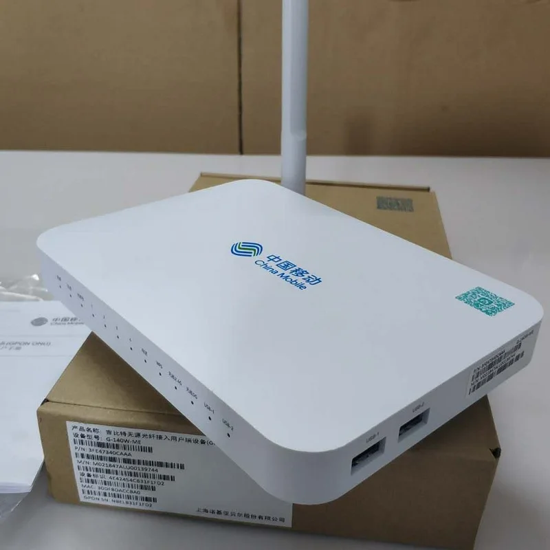 Новое поступление 4 шт. двухдиапазонный AC wifi GPON ONU G 140W ME с 4GE + 1 голос 2USB WIFI 2 4G &
