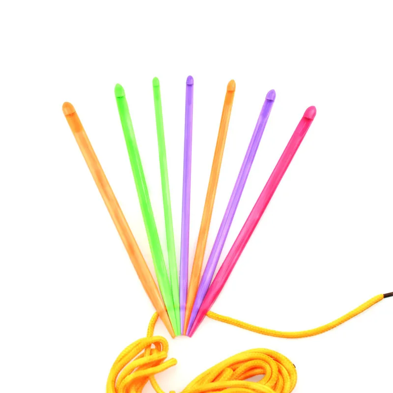 KOKNIT-Multicolor-Plastic-Knitting-Needles-Crochet-Hooks-Knit-Needle-DIY-Weave-Tools-Home-Sewing-Supplies (2)