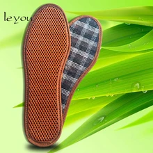 Leyou, бамбуковый уголь, дезодорант, коврик для обуви, дышащие, антибактериальные, впитывающие пот стельки, амортизирующие, противоскользящие стельки для обуви
