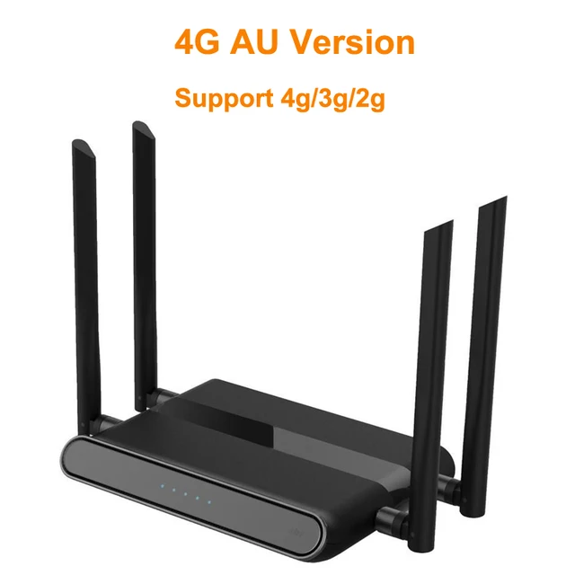 Portable 4g LTE Router With SIM Card Slot WiFi Device Wireless Repeater
