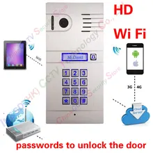 Hot New 3G 4G/ WiFi IP intercom system two-way intercom and remotely unlock door, global video door phone Code Keypad