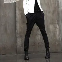 Мужская одежда большего размера; ; корейская мода; узкие брюки; одежда для сцены; 27-39