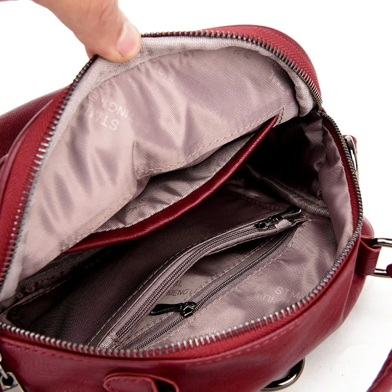 2018 nuevas mujeres de la moda Mochila PU Mochila De Cuero mujer bolso multifunción Mochila pequeña Mochila 2018 nuevas mujeres de la moda Mochila PU Mochila De Cuero mujer bolso multifunción Mochila pequeña Mochila