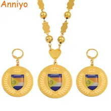 Anniyo Majuro Flag Jewelry sets Stainless Steel Pendant Beads Necklaces Earrings Round Ball Chain Marshallese Jewelry #073921 Anniyo Majuro Flag Jewelry sets Stainless Steel Pendant Beads Necklaces Earrings Round Ball Chain Marshallese Jewelry #073921