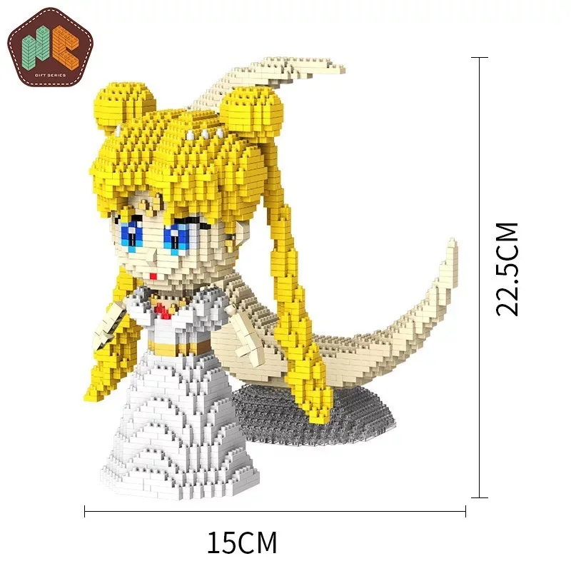 HC огромные аниме мультфильмы Сейлор Мун без лица Мелодия пластиковые