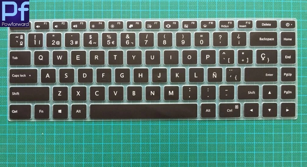 Powforward испанский алфавит для Xiaomi Mi Notebook Air 12 13 15 5 6 Pro Защитная Наклейка на