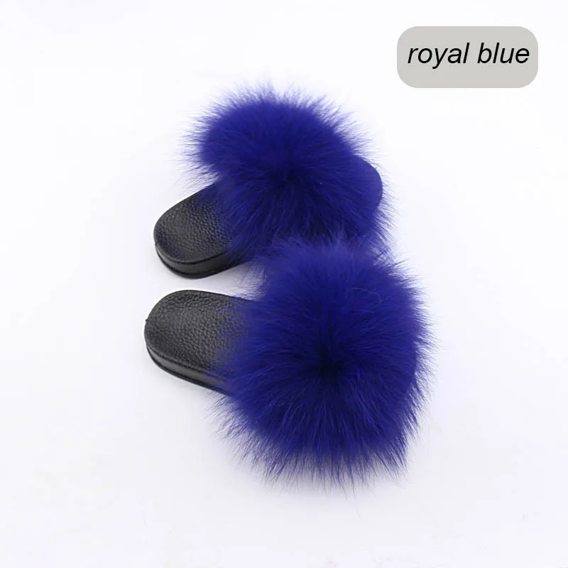 children slippers fox fur (26)