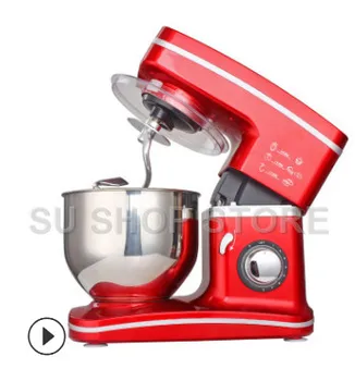 

Elettrico 5.5L chef home kitchen cooking food mixer stand torta di pasta di pane mixer macchina 1000 W 220V/ 50Hz 8 speed