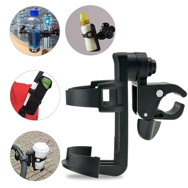 

Outdoor Bicycle Cup Holder Baby Stroller Bottle Holder Wheelchair Cup Holder 360 Degree Universal Stroller Bicycle Cart Bottle