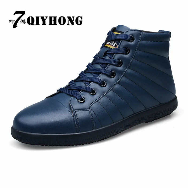 

Big Size 38-46 Men Shoes Fashion Winter Ankle Boots Genuine Leather Boots Moccasin Boots
