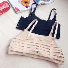 Бюстгальтер с пирсингом с подушечкой, женский бюстгальтер для фитнеса, сексуальное нижнее белье, короткий топ с открытой спиной